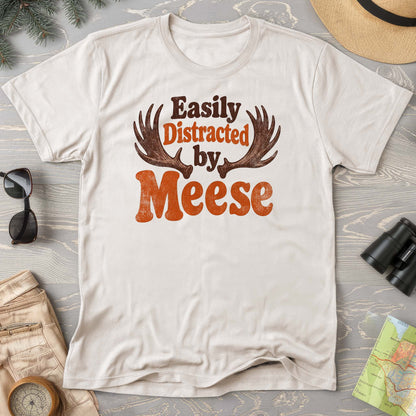 Distracted By Meese Antlers T-Shirt