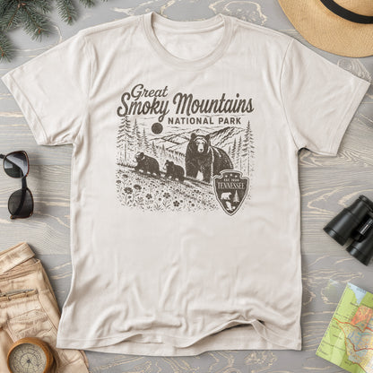 Smoky Mountains Vintage Sketch T-Shirt