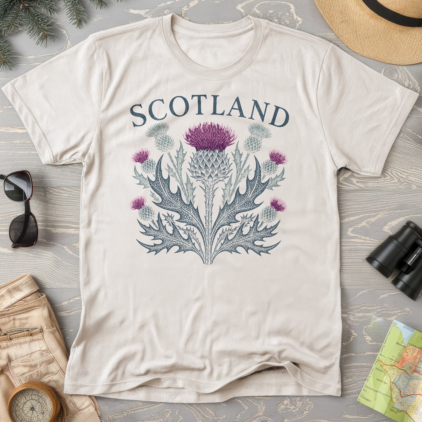 Scotland Thistle Echo T-Shirt