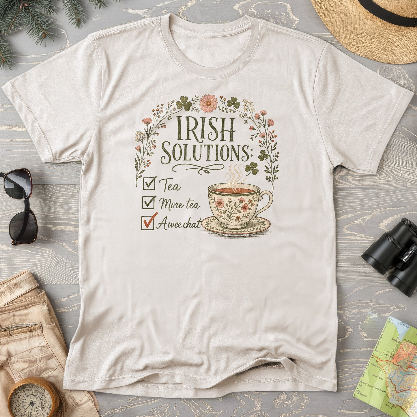 Irish Solutions Tea Cup T-Shirt