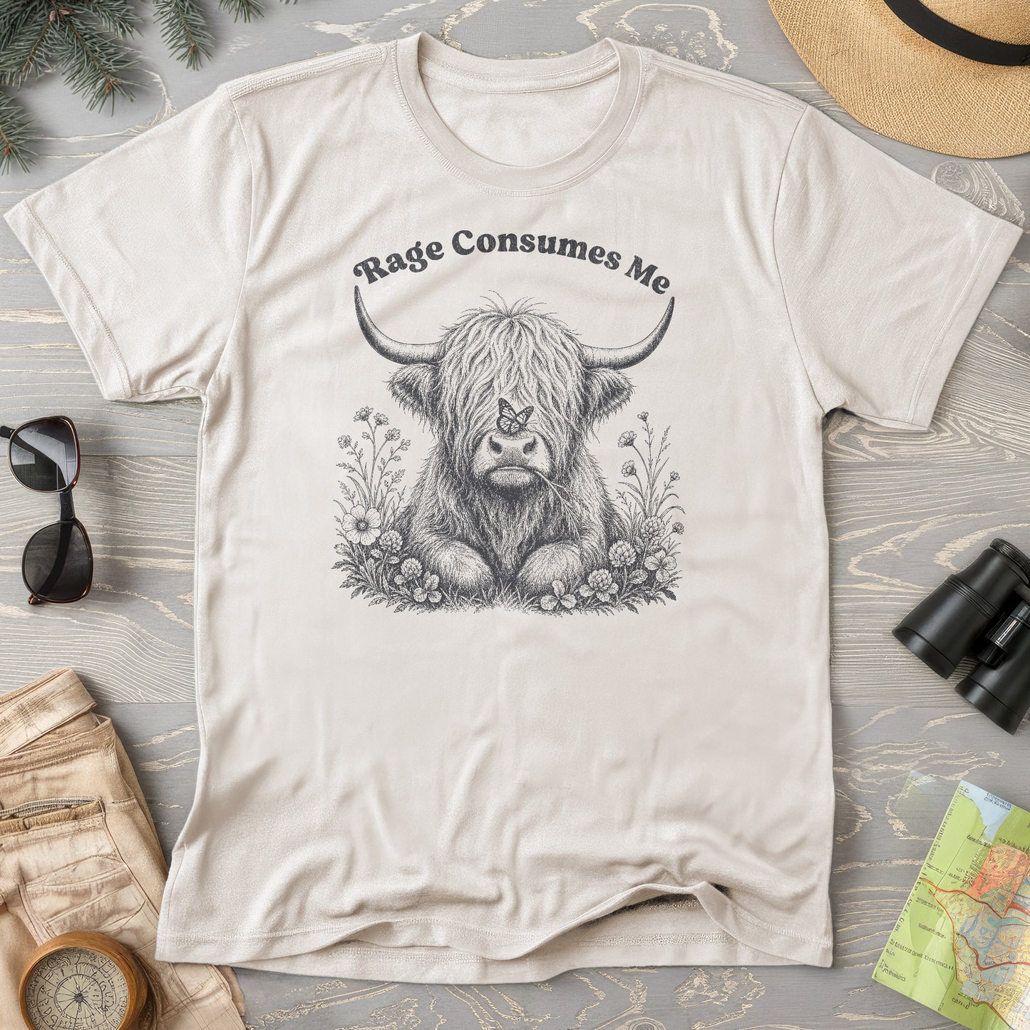 Raging Coo Monogram T-Shirt