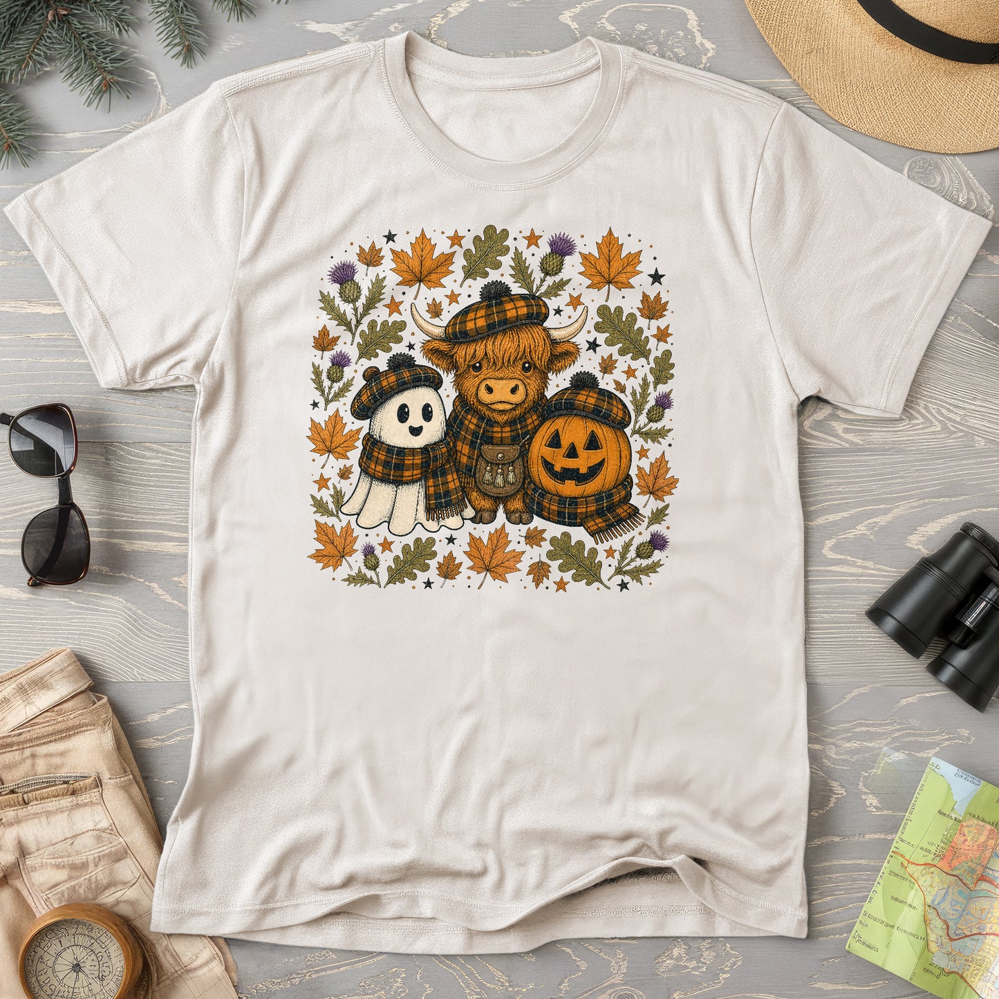 Autumn Plaid Trio T-Shirt