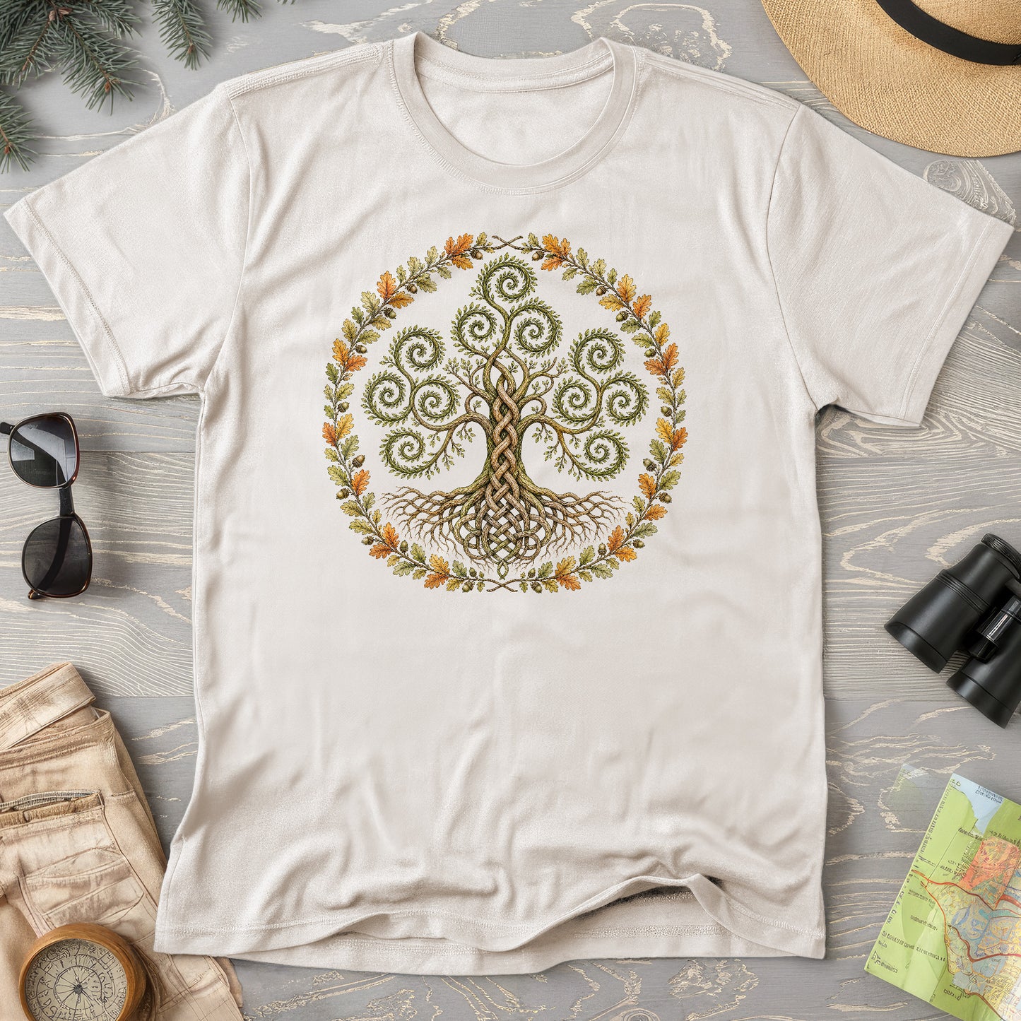 Triskele Tree Of Life T-Shirt