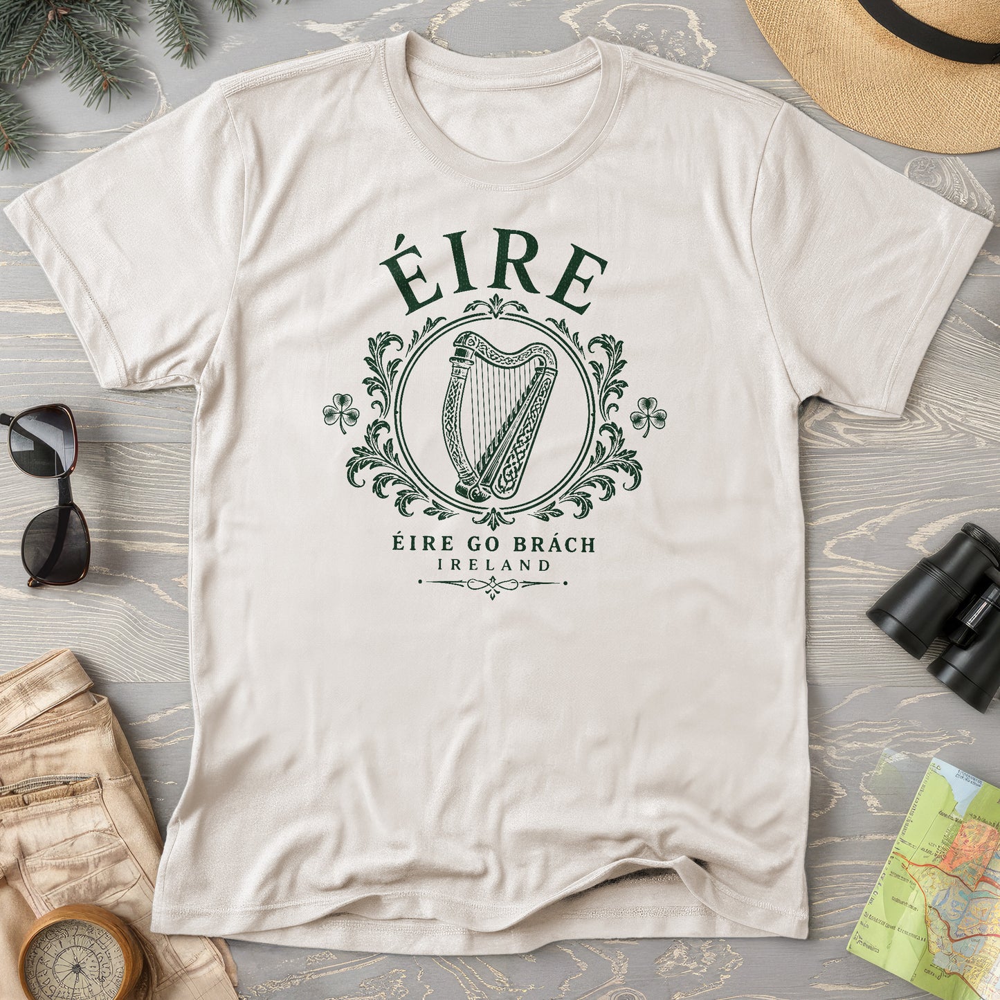 Éire Harp Laurels T-Shirt