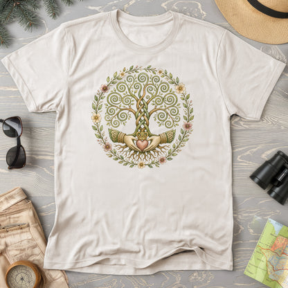 Claddagh Triskele Tree T-Shirt