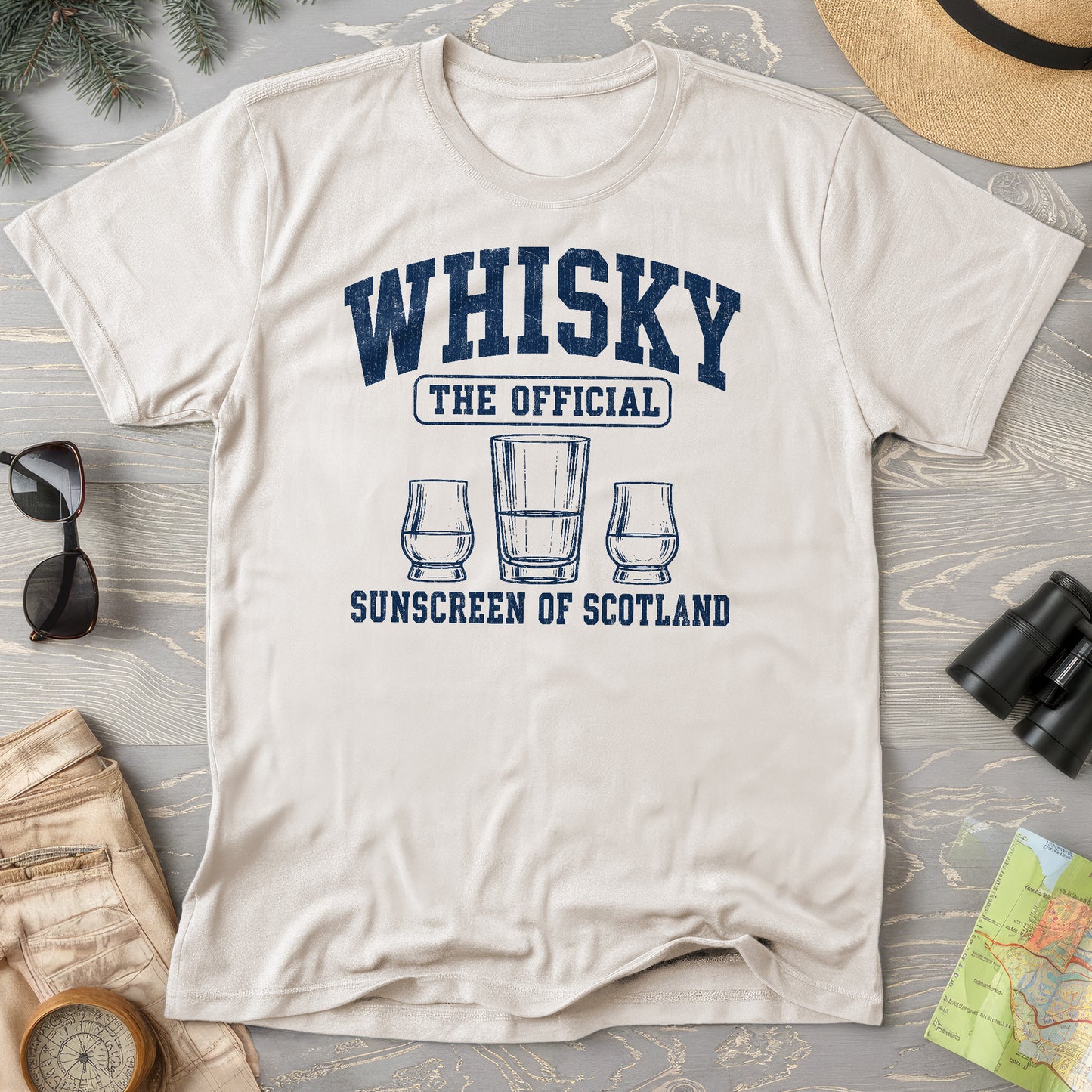 Whisky Scottish Sunscreen T-Shirt