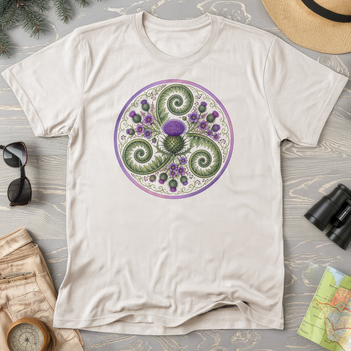 Thistle Triskele Fern T-Shirt