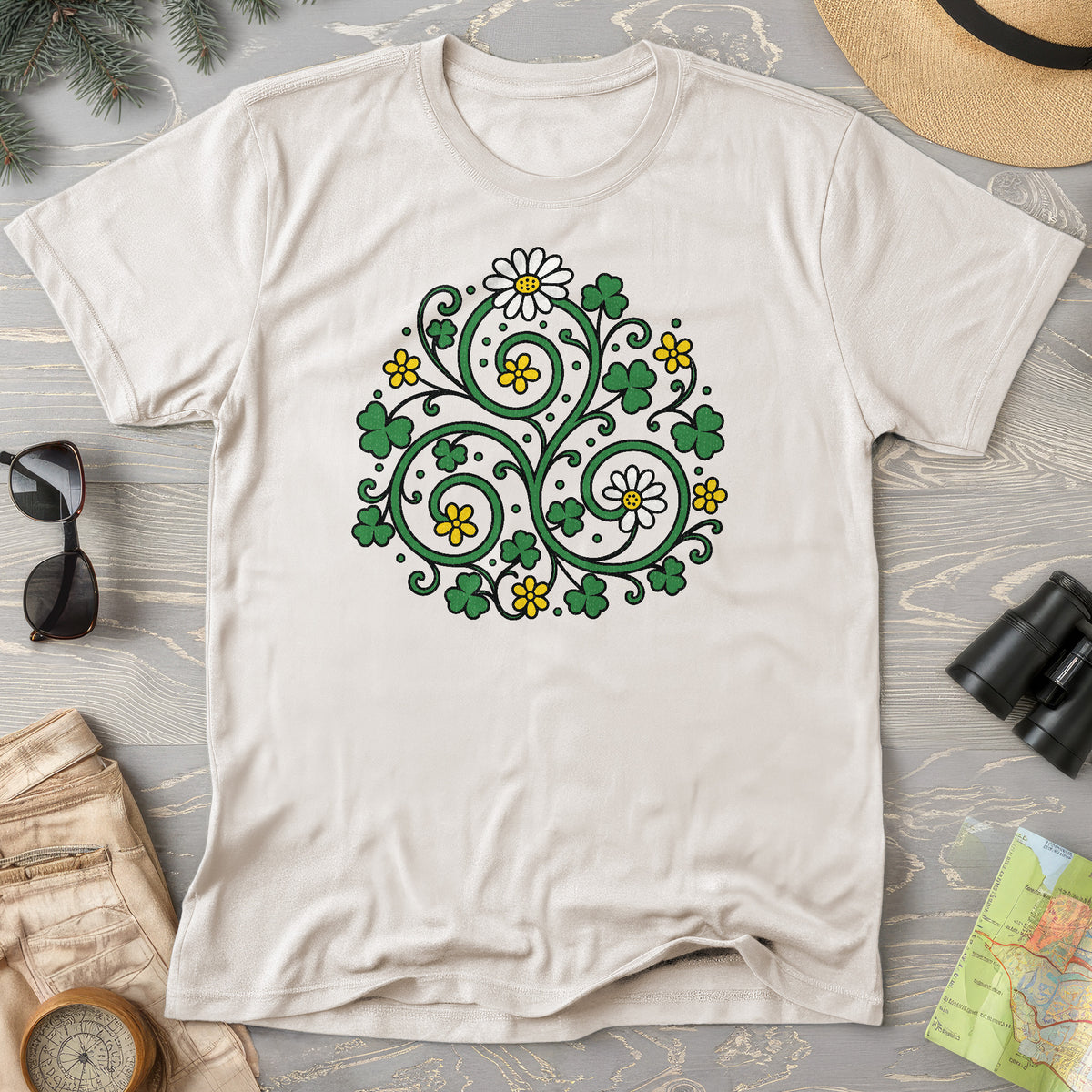 Celtic Shamrock Triskele T-Shirt