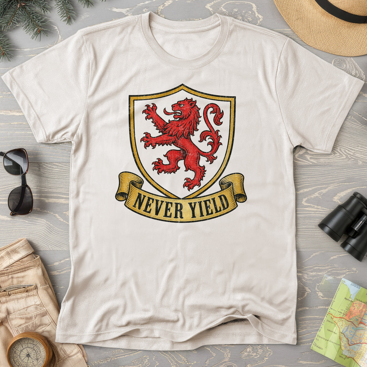 Never Yield Lion T-Shirt
