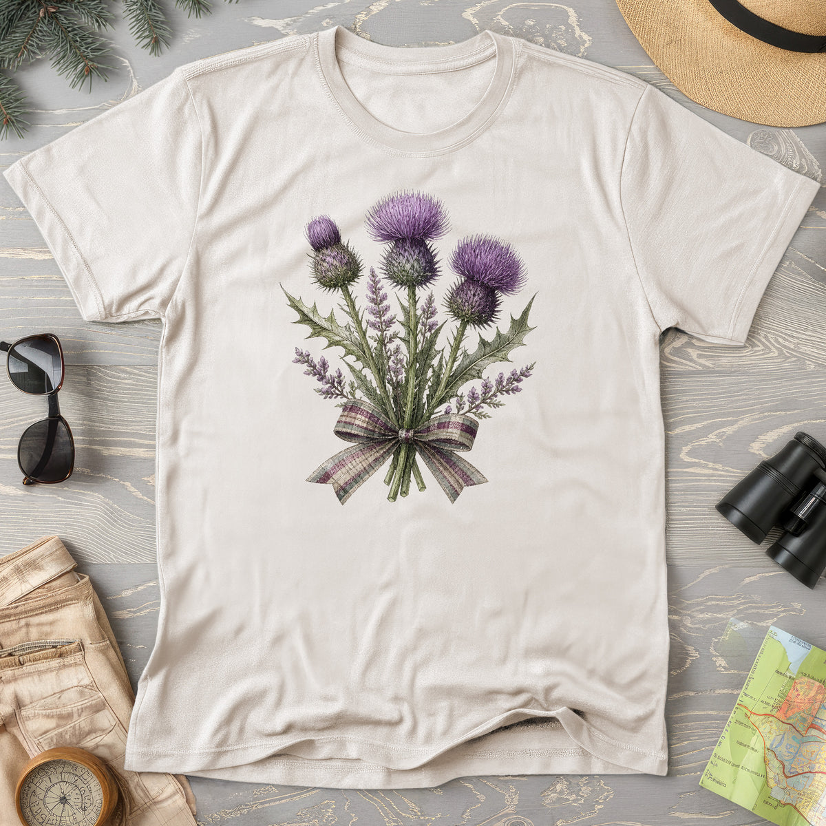 Thistle Bouquet Ribbon T-Shirt