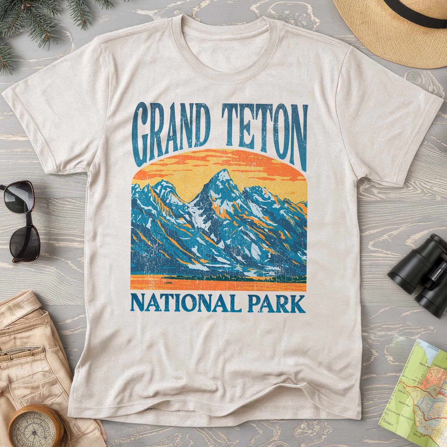 Grand Teton National Park "Big and Bold" Comfort Colors T-Shirt