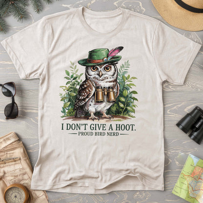 Bird Nerd Owl Design Comfort Colors T-Shirt