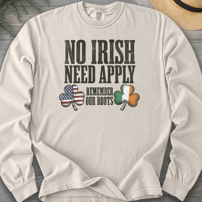 No Irish Need Apply Long Sleeve Shirt