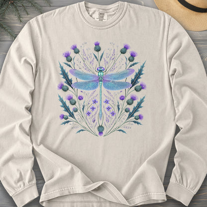 Dragonfly Thistle Long Sleeve Shirt
