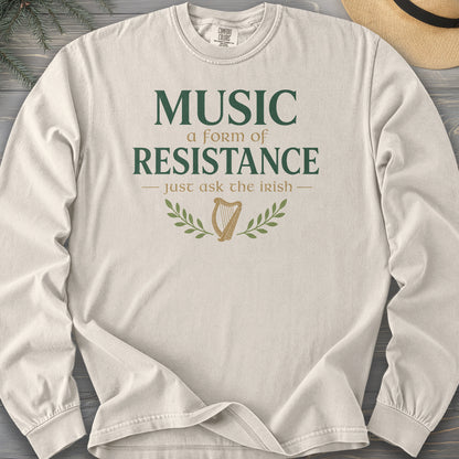 Music Resistance Irish Long Sleeve Shirt
