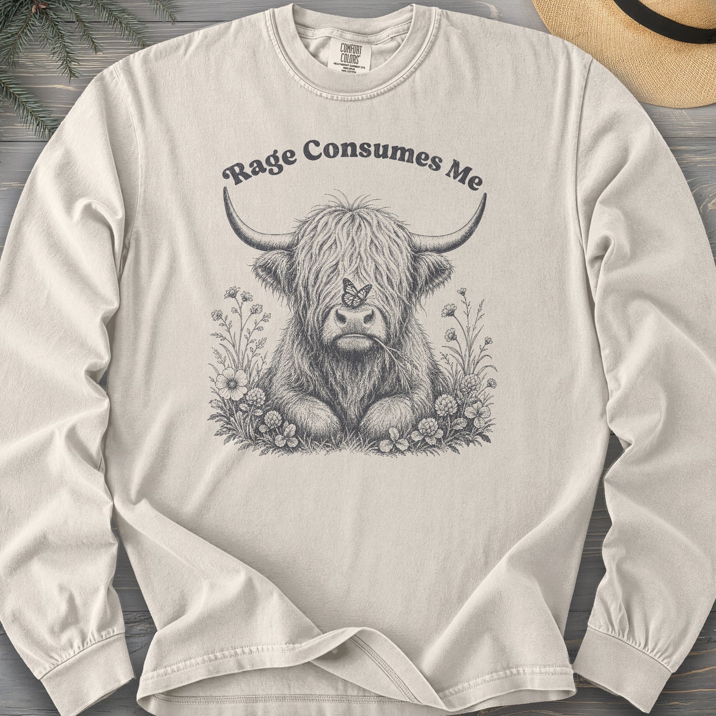 Raging Coo Monogram Long Sleeve Shirt