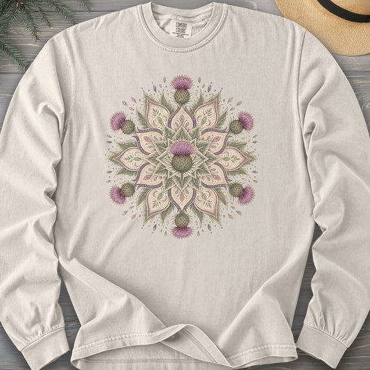 Thistle Mandala Long Sleeve Shirt