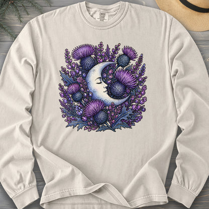 Botanical Moon Thistle Comfort Colors 6014 Long Sleeve