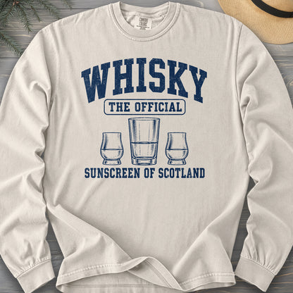 Whisky Scottish Sunscreen Comfort Colors 6014 Long Sleeve
