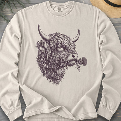 Coo wThistle Comfort Colors 6014 Long Sleeve
