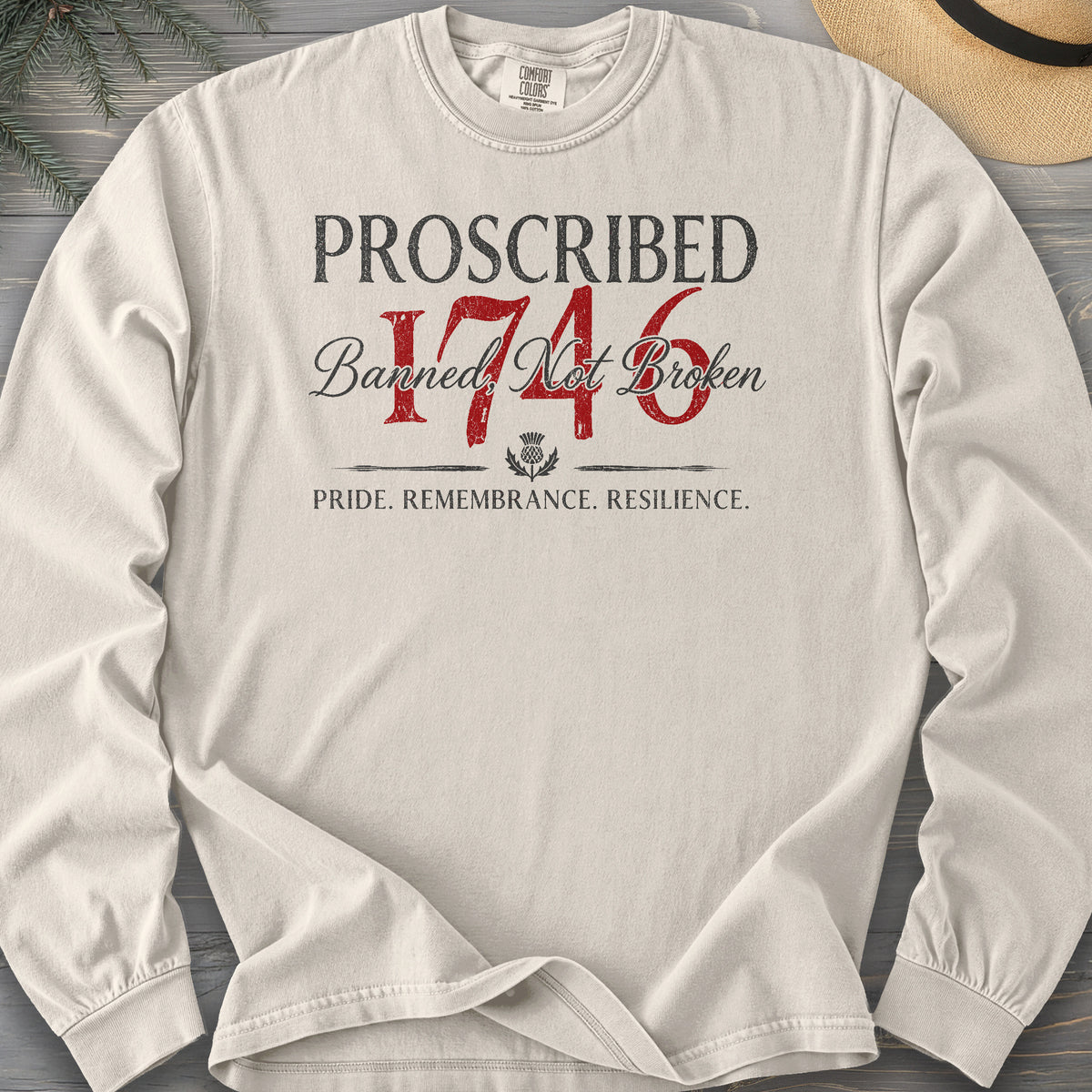 Banned Not Broken Comfort Colors 6014 Long Sleeve