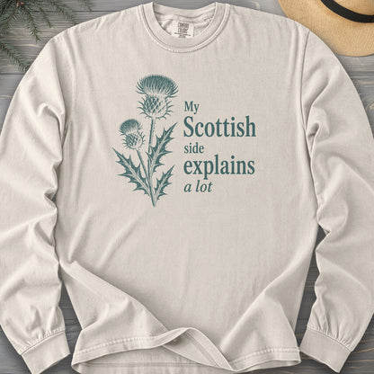 My Scottish Side Comfort Colors 6014 Long Sleeve