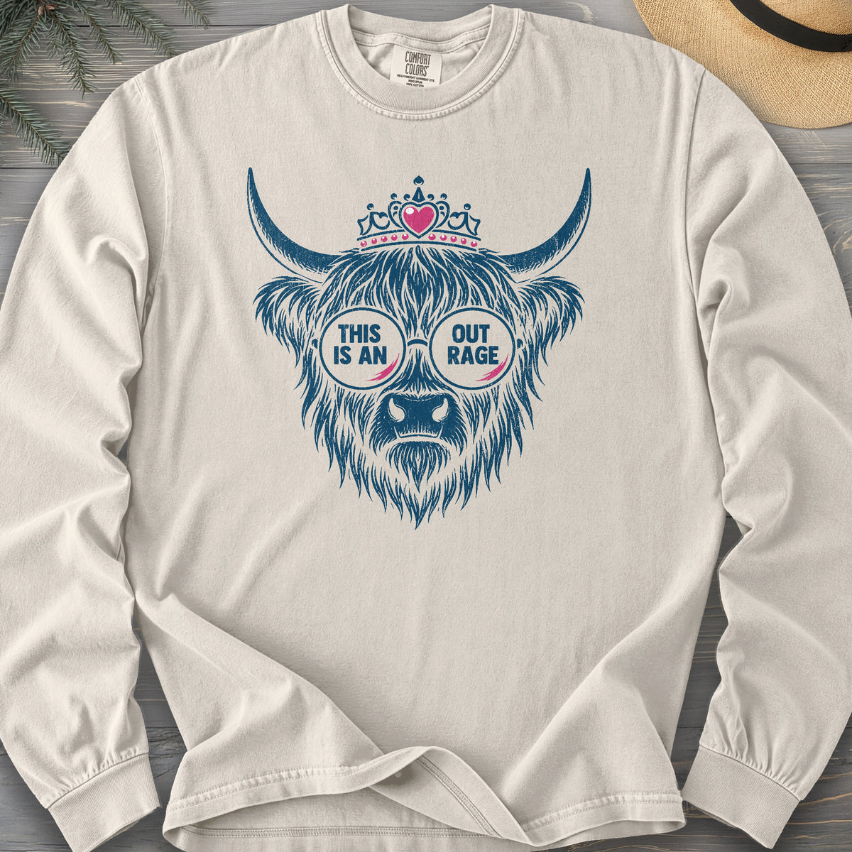 Outrage Coo Comfort Colors 6014 Long Sleeve