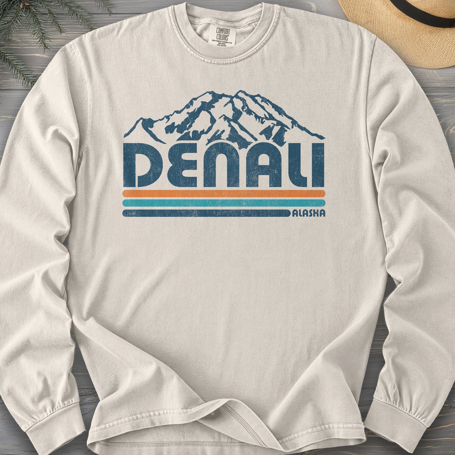 Denali Alaska Retro Stripe Long Sleeve Shirt