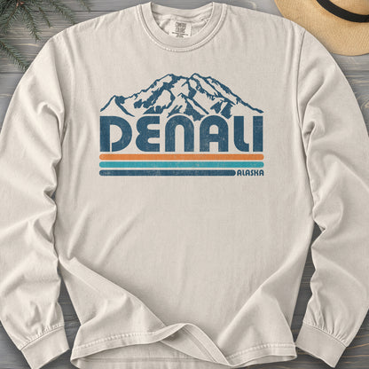 Denali Alaska Retro Stripe Long Sleeve Shirt