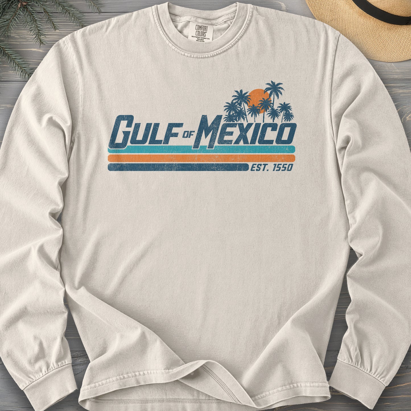 Gulf of Mexico Retro Stripe Long Sleeve Shirt