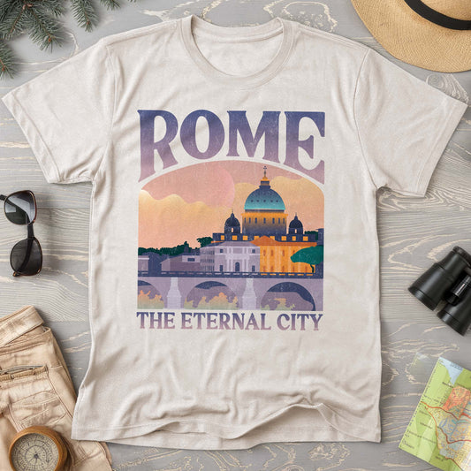 Rome Italy The Eternal City "Big and Bold" Comfort Colors T-Shirt