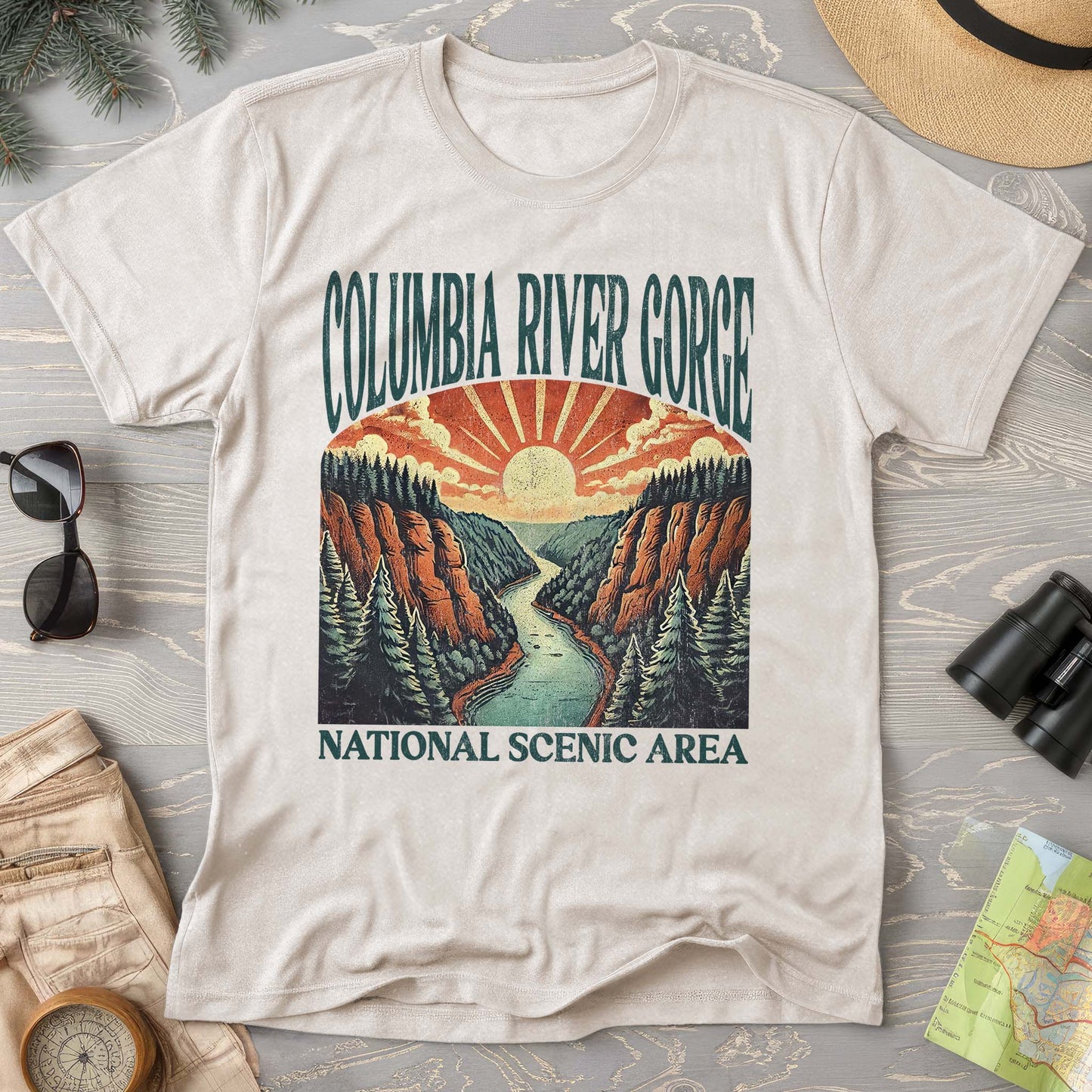 Columbia River Gorge "Big and Bold" Comfort Colors T-Shirt