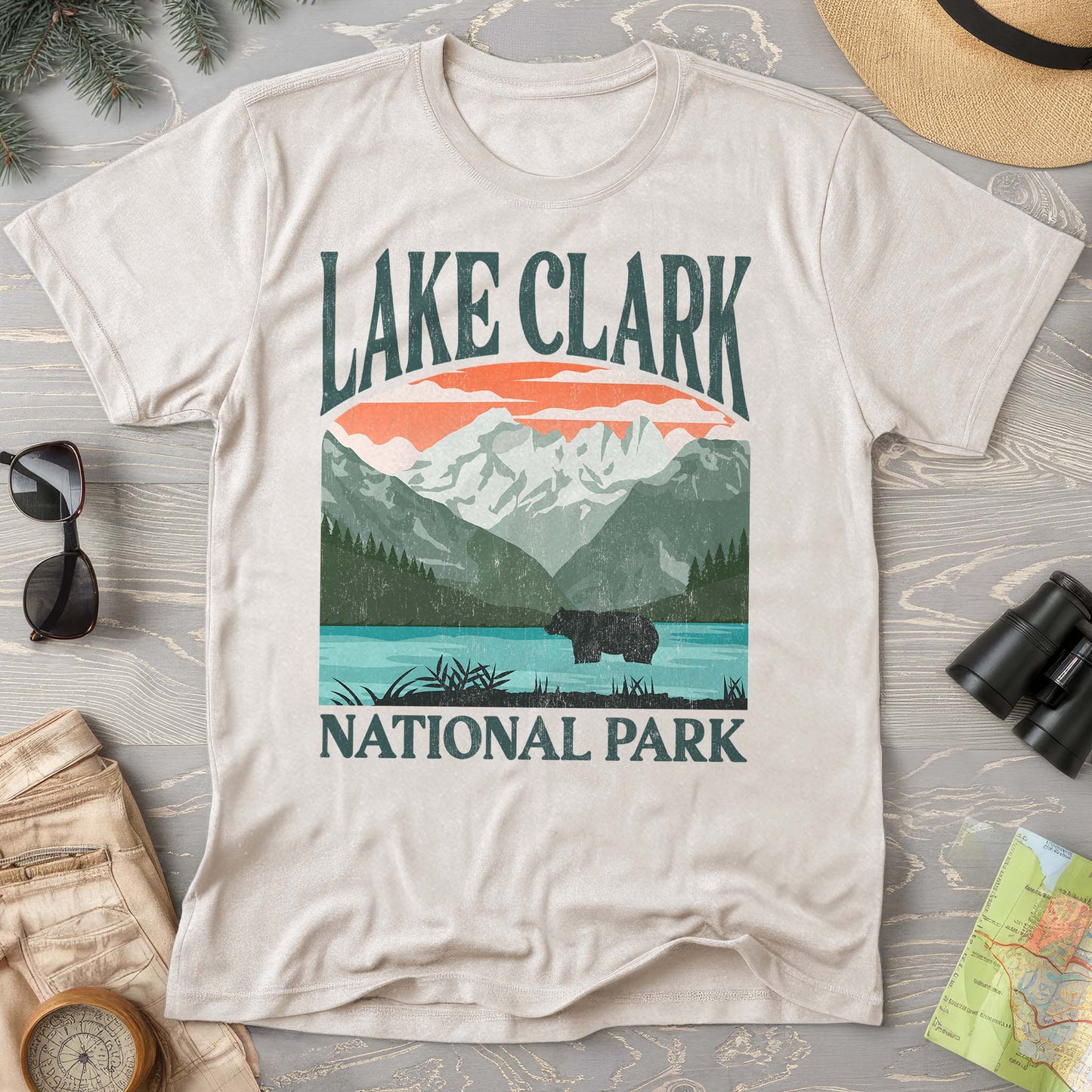 Lake Clark National Park "Big and Bold" Comfort Colors T-Shirt