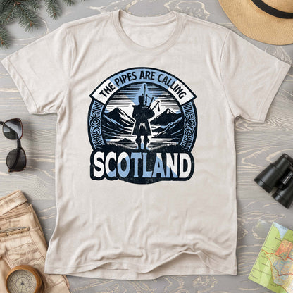 Scotland "The Pipes Are Calling" Comfort Colors T-Shirt
