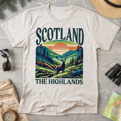 Scotland Highlands "Big and Bold" Comfort Colors T-Shirt