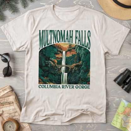 Multnomah Falls Oregon "Big and Bold" Comfort Colors T-Shirt