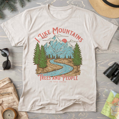 Funny Outdoor Mountain Shirt "In that Order" Comfort Colors T-Shirt