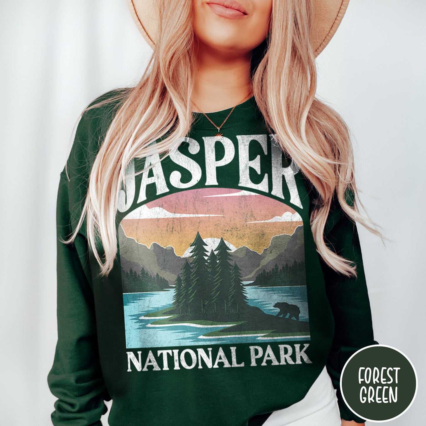 Bargain Bin Overstock! Jasper National Park "Big and Bold" Sweatshirt
