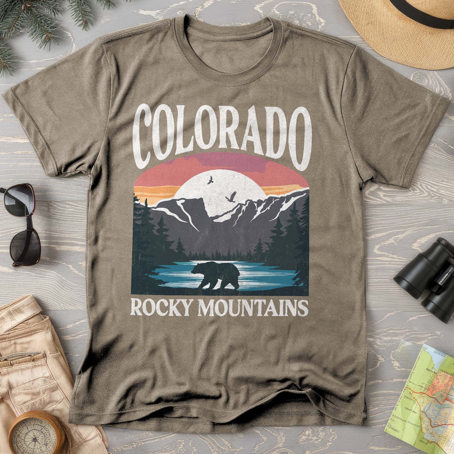 Colorado "Big and Bold" Comfort Colors State T-Shirt