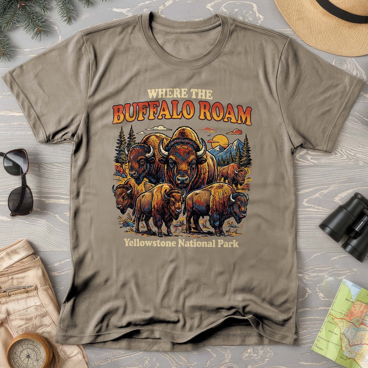Where the Buffalo Roam T-Shirt