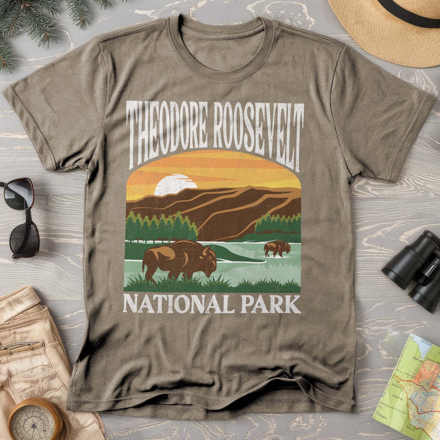 Theodore Roosevelt National Park "Big and Bold" Comfort Colors T-Shirt