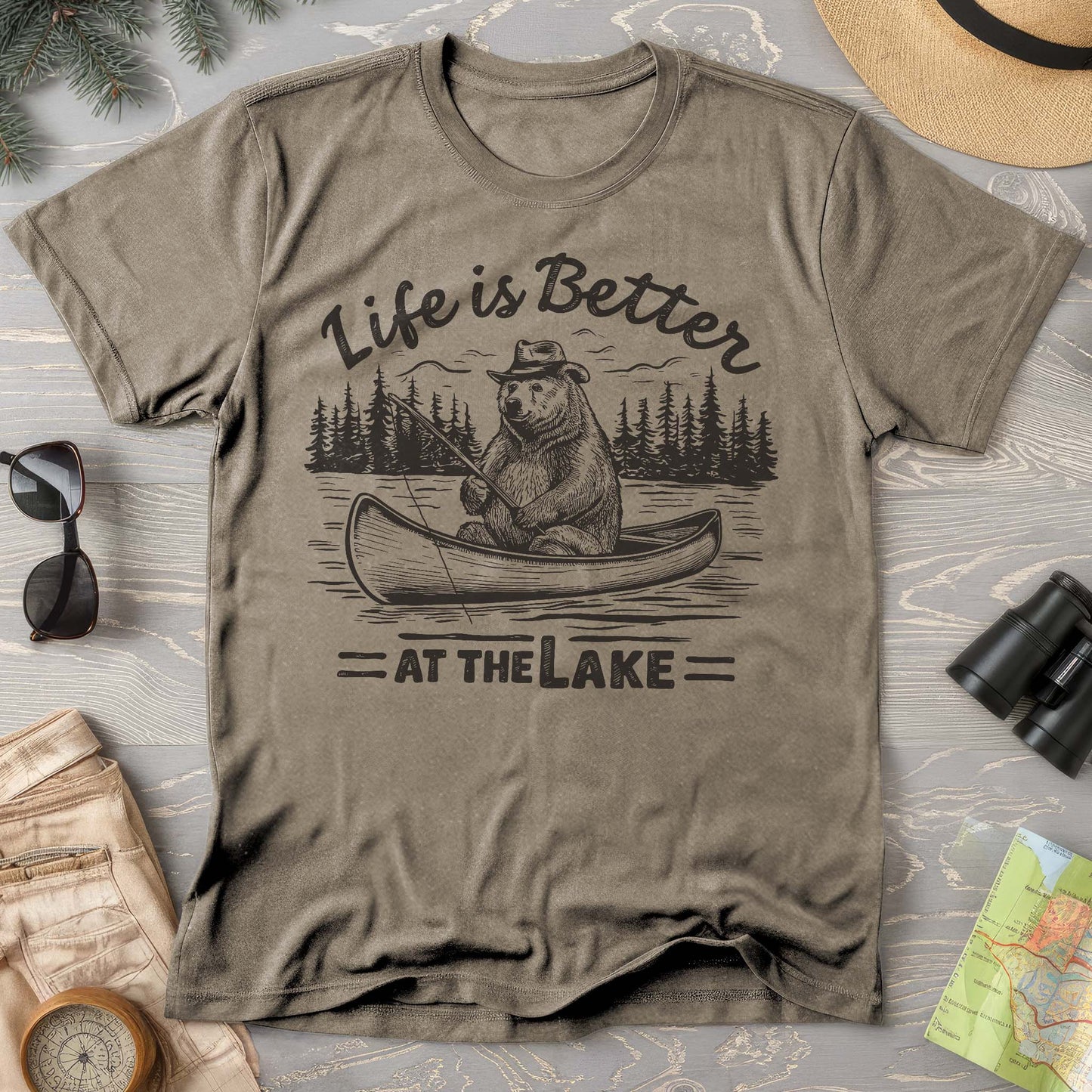 "Life is Better at the Lake" Comfort Colors T-Shirt