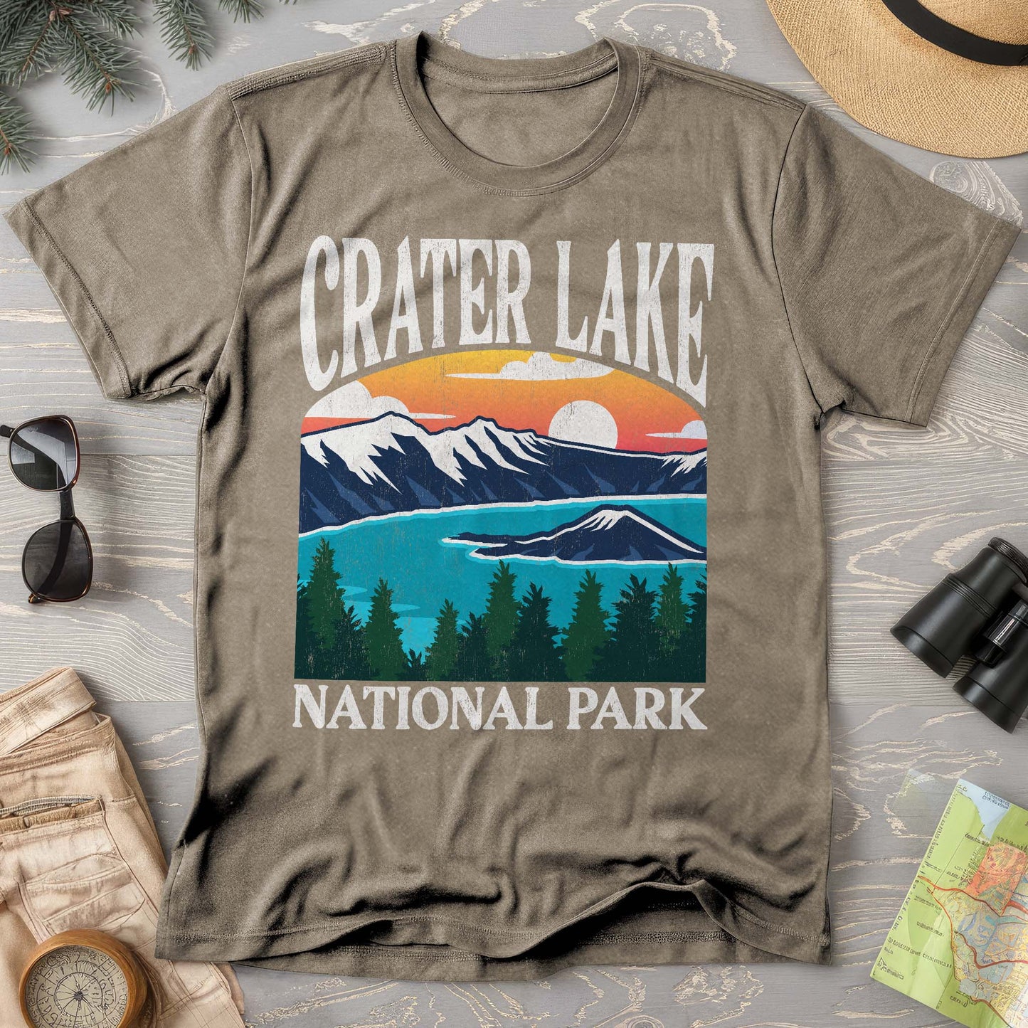 Crater Lake National Park "Big and Bold" Comfort Colors T-Shirt