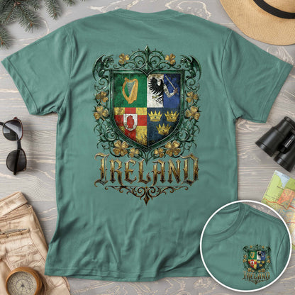 Irish Gothic Arms Front/Back Print Comfort Colors T-shirt