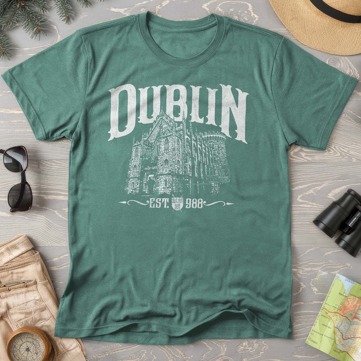 Dublin Ireland Castle Comfort Colors T-Shirt