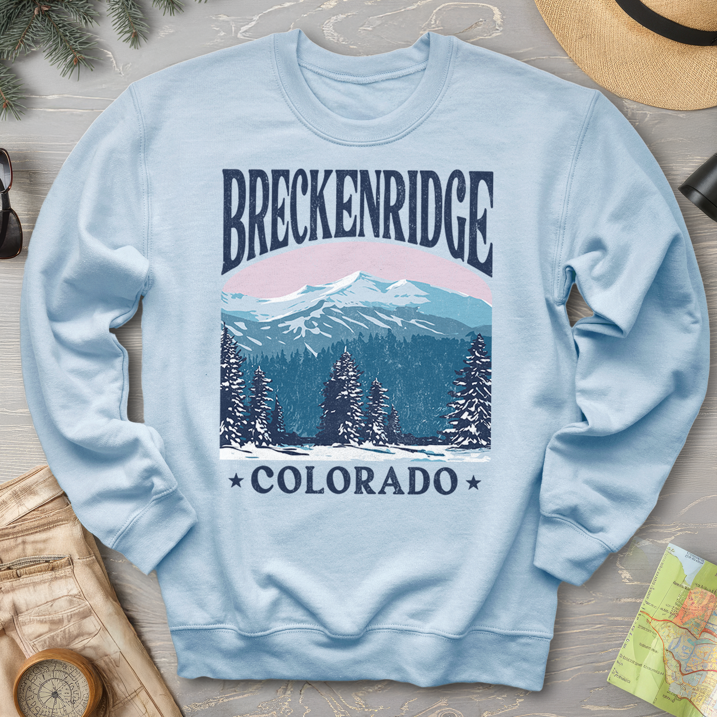 Breckenridge Colorado "Big and Bold" Sweatshirt