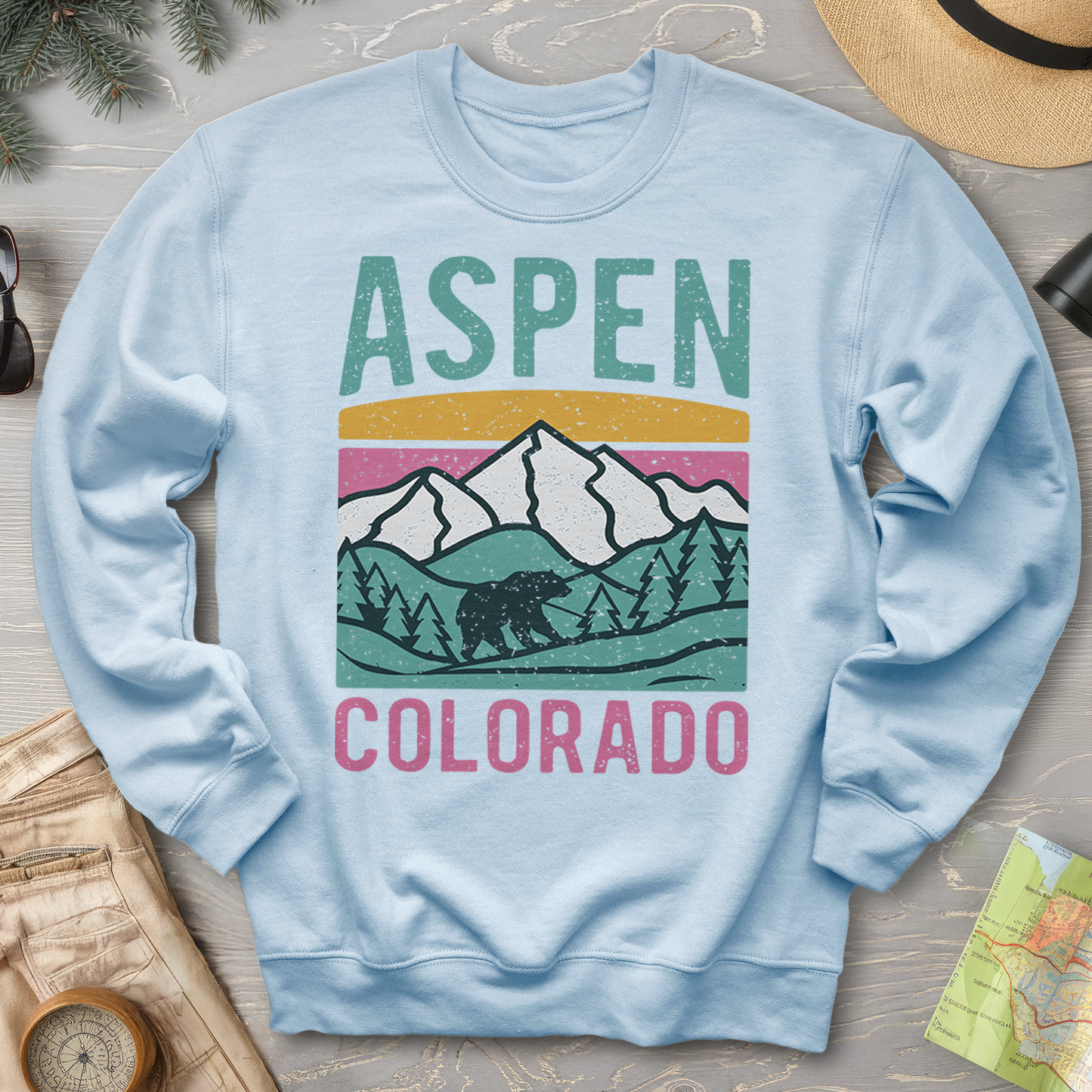 Aspen Colorado Bear Sweatshirt