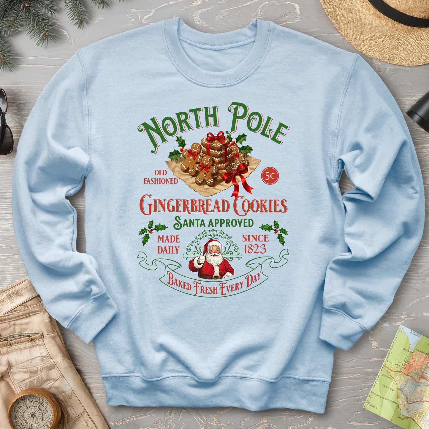 North Pole Gingerbread Cookies Sweatshirt