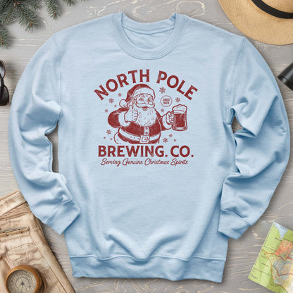 North Pole Brewing Company Vintage Print Sweatshirt