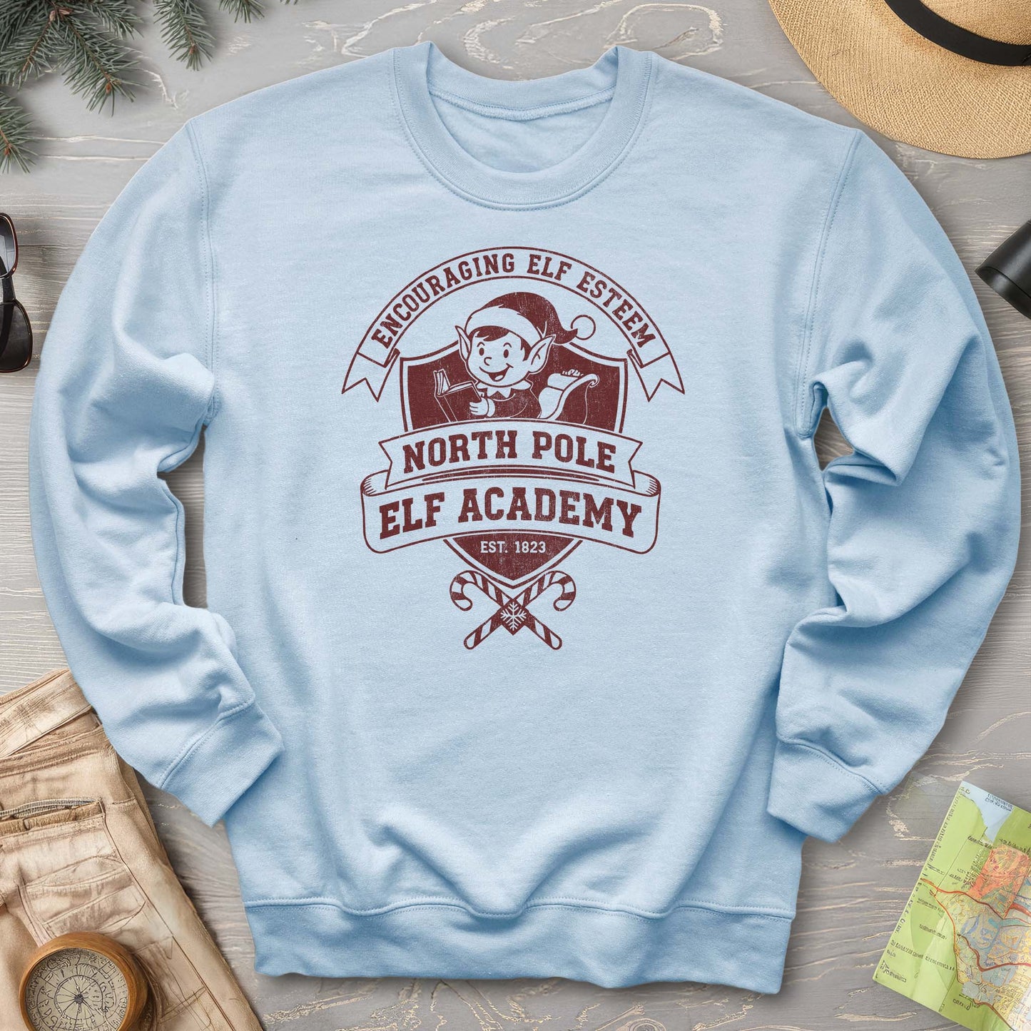 North Pole Elf Academy Sweatshirt
